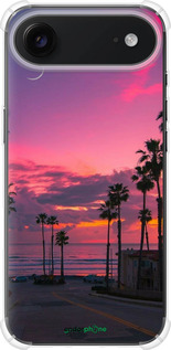 Силикон с усиленными углами чехол Пальмы для Apple iPhone 17 AIR - 5873sp-4032 изображение 