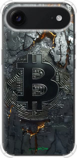 Силикон с усиленными углами чехол Раскаленный биткойн для Apple iPhone 17 AIR - 6091sp-4032 изображение 
