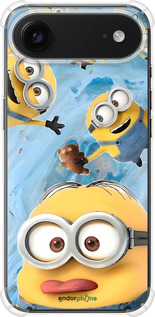 Силикон с усиленными углами чехол Миньоны для Apple iPhone 17 AIR - 6386sp-4032 изображение 