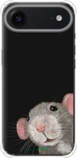 Силіконовий протиударний с посиленими кутами чехол The Peeking Rat для Apple iPhone 17 AIR - 6442sp-4032 изображение 