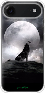 Силикон с усиленными углами чехол Воющий волк для Apple iPhone 17 AIR - 934sp-4032 изображение 