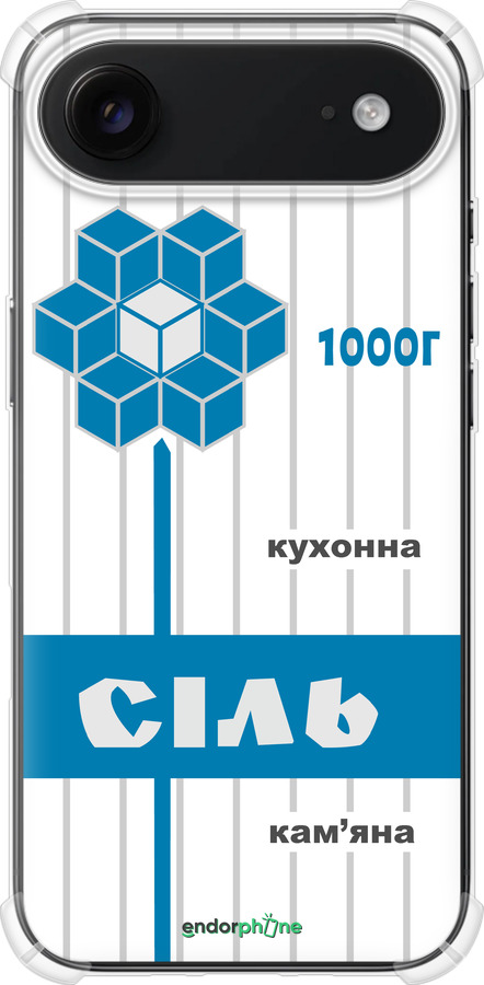 Силіконовий протиударний с посиленими кутами чехол Сіль UA для Apple iPhone 17 AIR - 5625sp-4032 изображение 