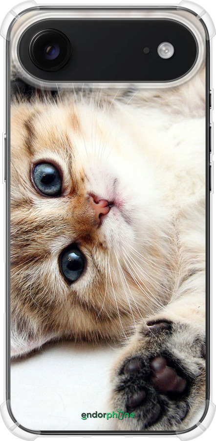 Силикон с усиленными углами чехол Котик для Apple iPhone 17 AIR - 6024sp-4032 изображение 