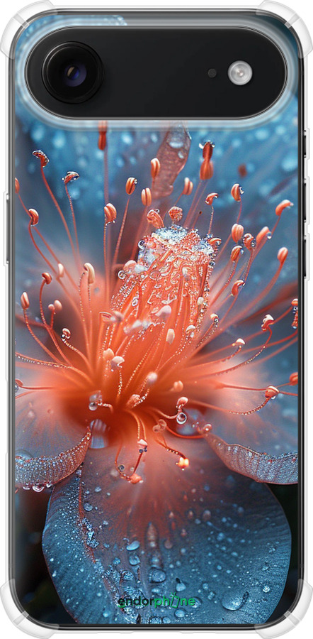 Силикон с усиленными углами чехол Роса на цветке для Apple iPhone 17 AIR - 6039sp-4032 изображение 