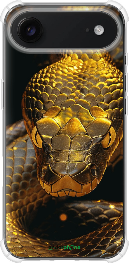 Силикон с усиленными углами чехол Golden snake для Apple iPhone 17 AIR - 6072sp-4032 изображение 