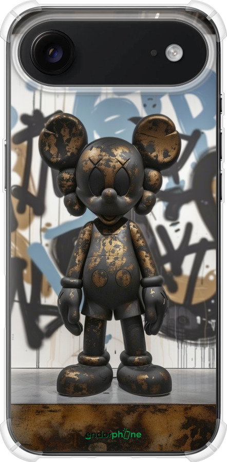 Силикон с усиленными углами чехол Bronze kaws v2 для Apple iPhone 17 AIR - 6098sp-4032 изображение 