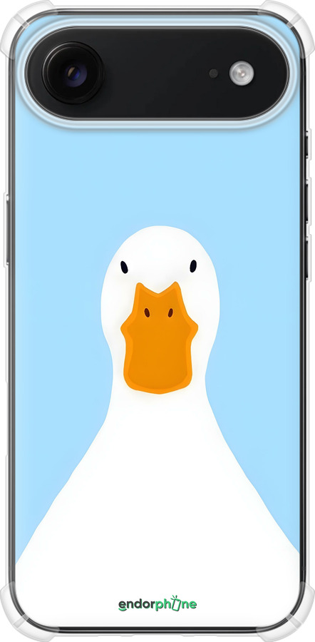 Силіконовий протиударний с посиленими кутами чехол Гусак для Apple iPhone 17 AIR - 6350sp-4032 изображение 