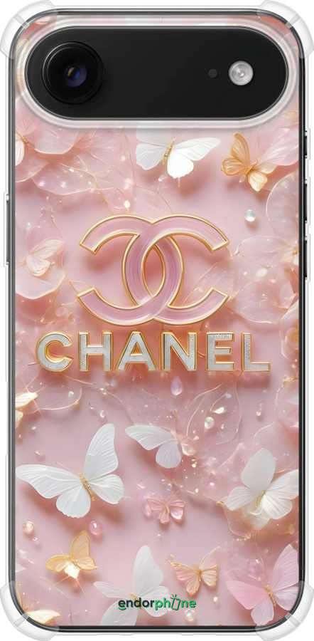Силіконовий протиударний с посиленими кутами чехол Шанель для Apple iPhone 17 AIR - 6366sp-4032 изображение 