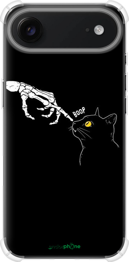 Силикон с усиленными углами чехол Кошка для Apple iPhone 17 AIR - 6505sp-4032 изображение 