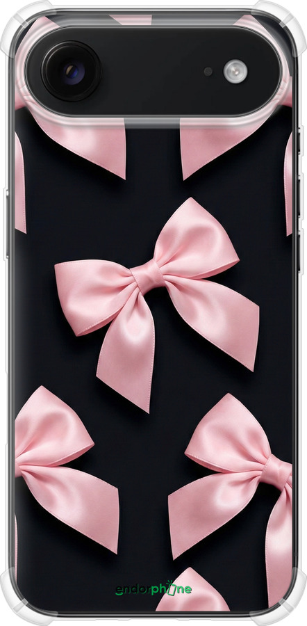 Силикон с усиленными углами чехол Coquette Ribbons Dark Coquette для Apple iPhone 17 AIR - 6767sp-4032 изображение 