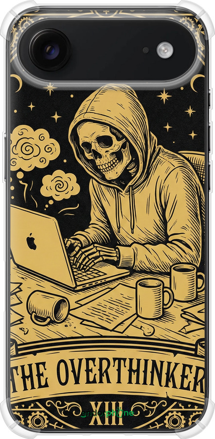 Силіконовий протиударний с посиленими кутами чехол The Overthinker для Apple iPhone 17 AIR - 6774sp-4032 изображение 