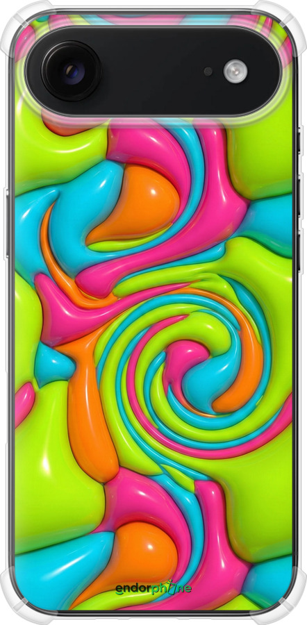 Силикон с усиленными углами чехол Y2K Jelly Dream для Apple iPhone 17 AIR - 6780sp-4032 изображение 