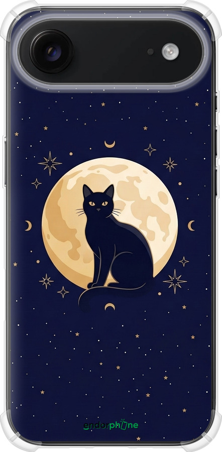 Силикон с усиленными углами чехол Cute Cat Celestial/Witchy для Apple iPhone 17 AIR - 6787sp-4032 изображение 