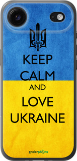 Силиконовый чехол Keep calm and love Ukraine v2 для Apple iPhone 17 AIR - 1114u-4032 изображение 