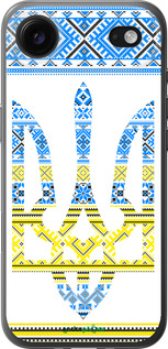 Силиконовый чехол Герб - вышиванка желто-голубая для Apple iPhone 17 AIR - 1197u-4032 изображение 