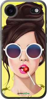 Силіконовий чехол Дівчина з чупа-чупсом для Apple iPhone 17 AIR - 3979u-4032 изображение 