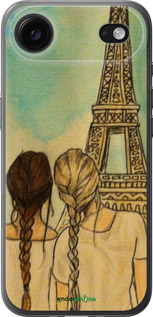 Силіконовий чехол Дівчата в Парижі для Apple iPhone 17 AIR - 3980u-4032 изображение 