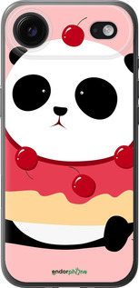 Силиконовый чехол Панда с пончиком для Apple iPhone 17 AIR - 3991u-4032 изображение 