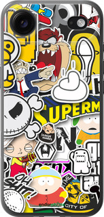 Силиконовый чехол Popular logos для Apple iPhone 17 AIR - 4023u-4032 изображение 