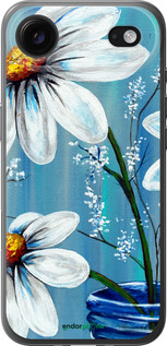 Силиконовый чехол Красивые арт-ромашки для Apple iPhone 17 AIR - 4031u-4032 изображение 