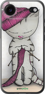 Силиконовый чехол Кошка рукодельница для Apple iPhone 17 AIR - 4056u-4032 изображение 