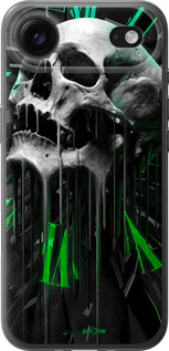 Силиконовый чехол Череп-часы для Apple iPhone 17 AIR - 4100u-4032 изображение 