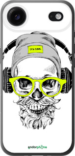 Силиконовый чехол Череп в очках и наушниках для Apple iPhone 17 AIR - 4144u-4032 изображение 