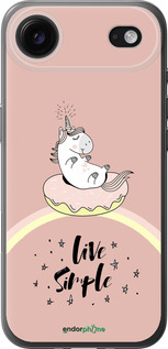 Силиконовый чехол Единорожка в пончике для Apple iPhone 17 AIR - 4282u-4032 изображение 
