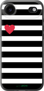 Силиконовый чехол Черно-белые полосы для Apple iPhone 17 AIR - 4461u-4032 изображение 
