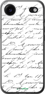 Силиконовый чехол Прописной шрифт для Apple iPhone 17 AIR - 4475u-4032 изображение 