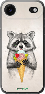Силиконовый чехол Енотик с мороженым для Apple iPhone 17 AIR - 4602u-4032 изображение 