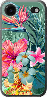 Силиконовый чехол Тропические цветы v1 для Apple iPhone 17 AIR - 4667u-4032 изображение 