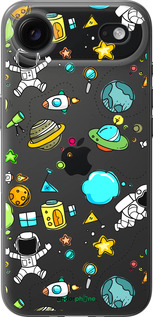 Силіконовий чехол Космос для Apple iPhone 17 AIR - 4735u-4032 изображение 