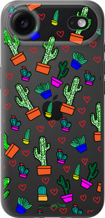 Силиконовый чехол Кактусы 4 для Apple iPhone 17 AIR - 4856u-4032 изображение 