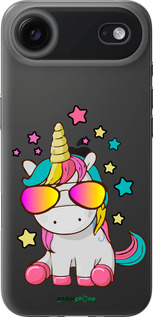 Силиконовый чехол Единорог в очках для Apple iPhone 17 AIR - 4879u-4032 изображение 