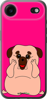 Силиконовый чехол Весёлый мопс для Apple iPhone 17 AIR - 4908u-4032 изображение 