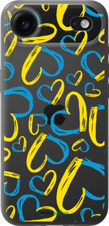 Силиконовый чехол Сердца UA для Apple iPhone 17 AIR - 5292u-4032 изображение 