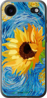 Силиконовый чехол Цветы желто-голубые для Apple iPhone 17 AIR - 5308u-4032 изображение 