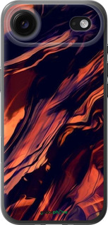 Силиконовый чехол Черно-оранжевая абстракция для Apple iPhone 17 AIR - 5340u-4032 изображение 