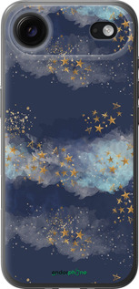 Силиконовый чехол Ночь золотые звезды для Apple iPhone 17 AIR - 5421u-4032 изображение 