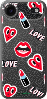 Силиконовый чехол Стикеры v3 для Apple iPhone 17 AIR - 5502u-4032 изображение 