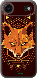 Силиконовый чехол Лиса геометрия для Apple iPhone 17 AIR - 5607u-4032 изображение 