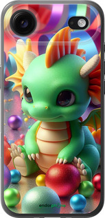 Силиконовый чехол Веселый дракончик для Apple iPhone 17 AIR - 5812u-4032 изображение 