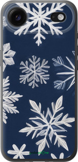 Силиконовый чехол Снежинки для Apple iPhone 17 AIR - 5821u-4032 изображение 