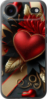 Силиконовый чехол Сердечки v2 для Apple iPhone 17 AIR - 5832u-4032 изображение 