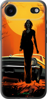 Силиконовый чехол Чехол для телефона Девушка возле автомобиля для Apple iPhone 17 AIR - 5946u-4032 изображение 