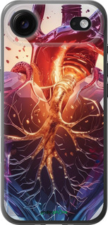 Силиконовый чехол Crystal Heart для Apple iPhone 17 AIR - 6070u-4032 изображение 