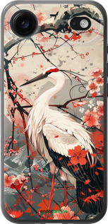 Силиконовый чехол Аист в цвету сакуры для Apple iPhone 17 AIR - 6109u-4032 изображение 