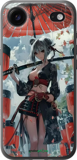 Силиконовый чехол Гейша-воин для Apple iPhone 17 AIR - 6124u-4032 изображение 