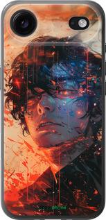 Силиконовый чехол Лицо в пламени для Apple iPhone 17 AIR - 6127u-4032 изображение 